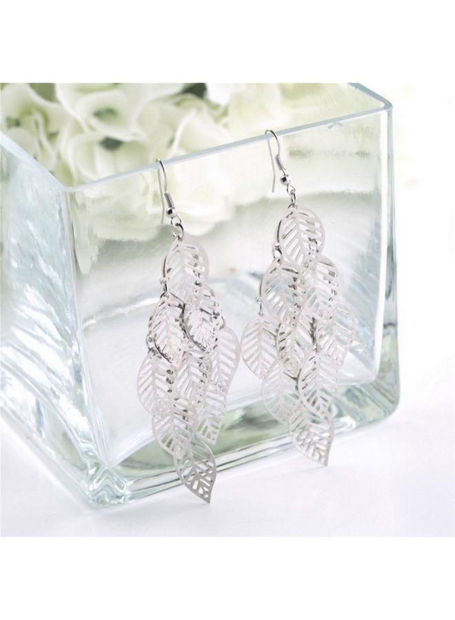 Mullti-Leaf Long Dangle Earrings  - Image 3