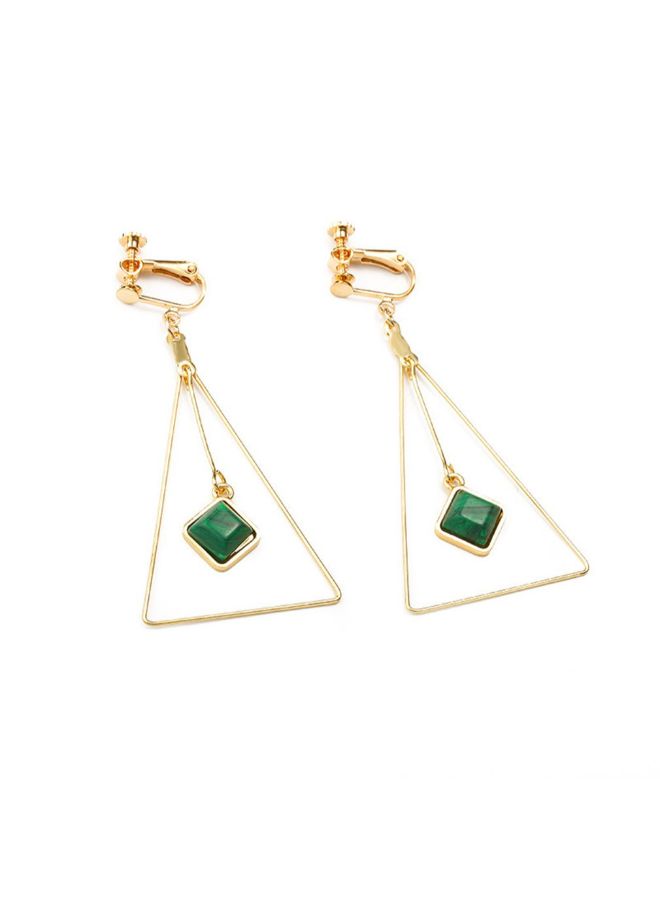 Generic - Simple Japanese And Korean Version Of Geometric Triangle Wild Earrings - Image 1