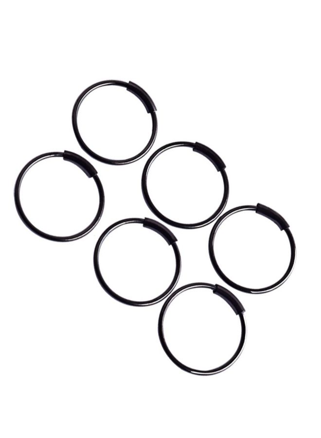 6-Piece Stainless Steel Nose Ring  - Image 3