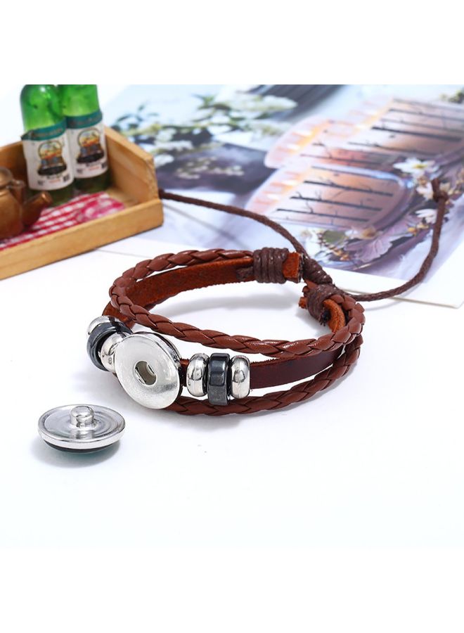 Adjustable Constellations Charming Leather Bracelet - Image 3