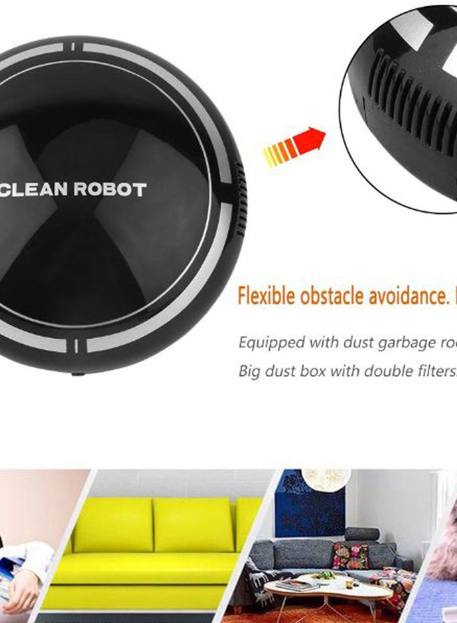 Automatic Round Smart Sweeping Robot Vacuum Cleaner ZM701800 Black  - Image 2