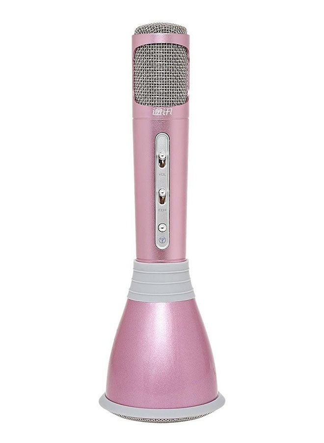 Mini Karaoke Player With Bluetooth Wireless Speaker 4460700182 Pink