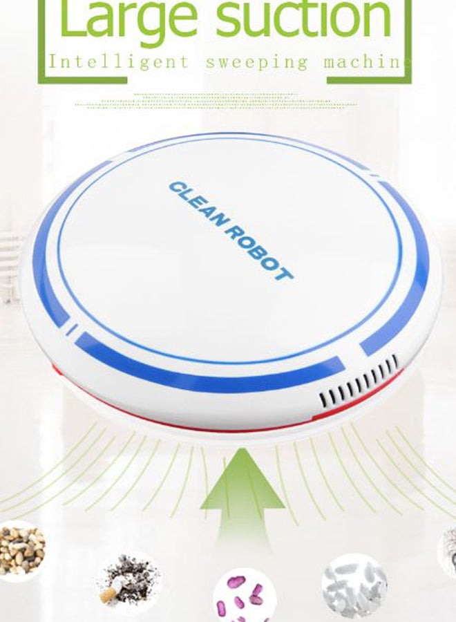 Rechargeable Robot Sweeping  Suction Machine ZK1555200 White/Blue/Red - Image 3