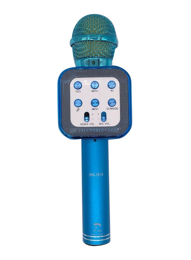 Wireless Bluetooth Handheld Karaoke Microphone 3540500182 Blue