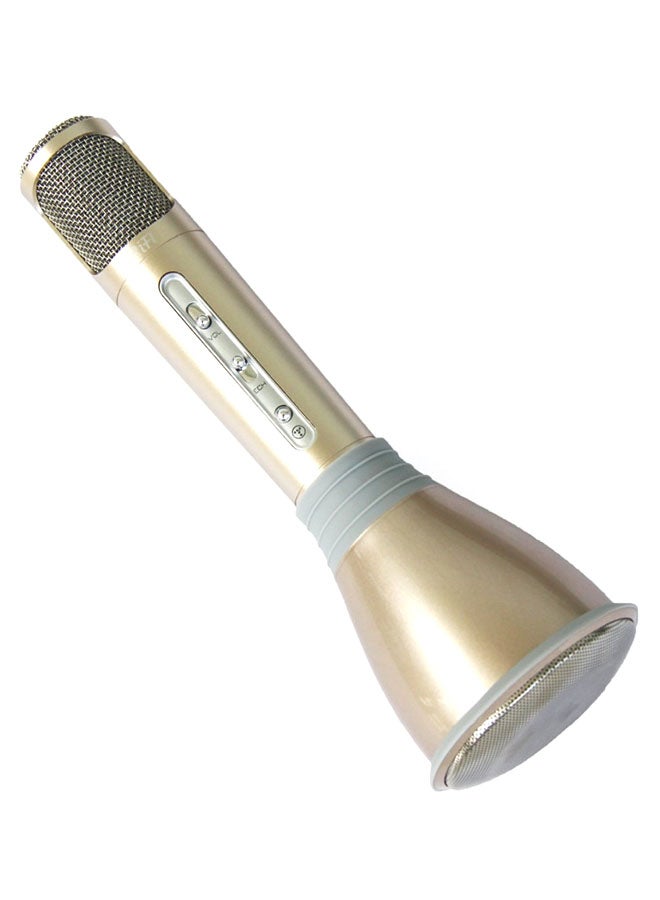 Bluetooth Wireless Mini Microphone Karaoke Player 3312600182 Gold