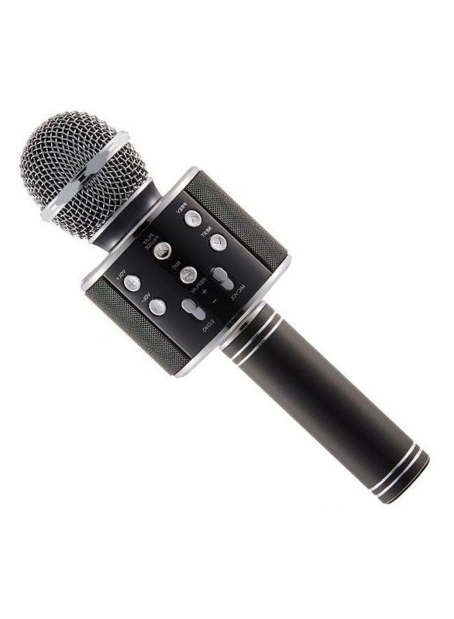 Wireless Bluetooth Handheld Karaoke Microphone WS-858 Black 