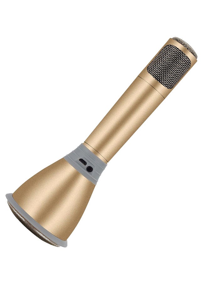 Handheld Ktv Bluetooth Wireless Microphone Karaoke 4466700182 Gold