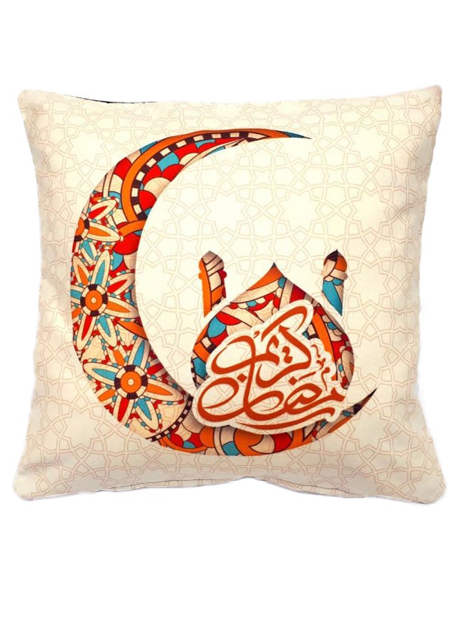 ألوان غطاء وسادة بعبارة "رمضان كريم" متعدد الألوان 40x40سم - Image 1