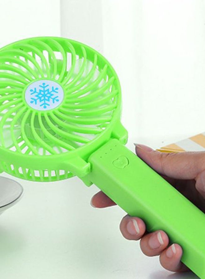 مروحة صغيرة قابلة للطي بمنفذ USB YY135303 أخضر - Image 4