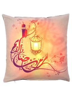 ألوان غطاء وسادة بعبارة "رمضان كريم" متعدد الألوان 40x40سم  - Image 1