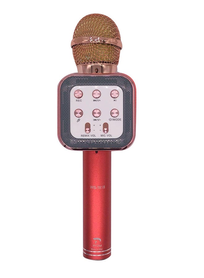Bluetooth Wireless Karaoke Microphone 3540200182 Red