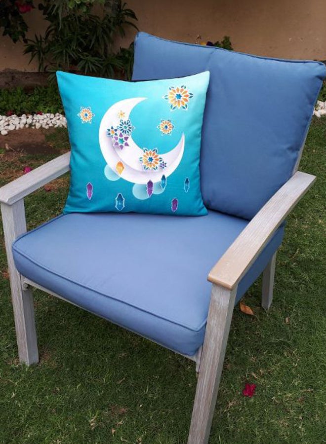 ألوان غطاء وسادة بعبارة "رمضان كريم" متعدد الألوان 40x40سم - Image 4