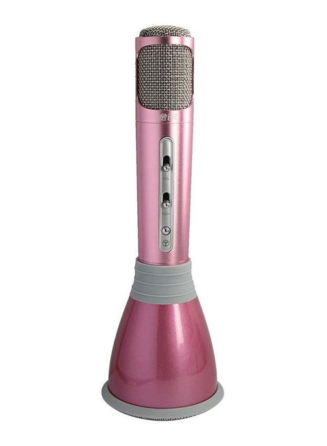 Portable Bluetooth Wireless Karaoke Microphone 4465300182 Pink