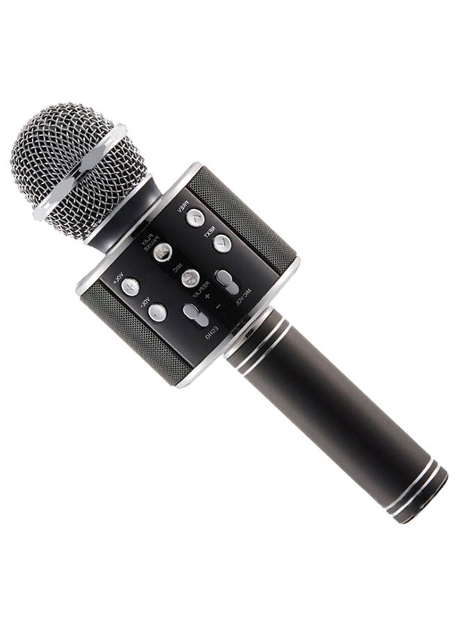 Bluetooth Wireless Handheld Karaoke Microphone 3546800182 Silver/Black - Image 1