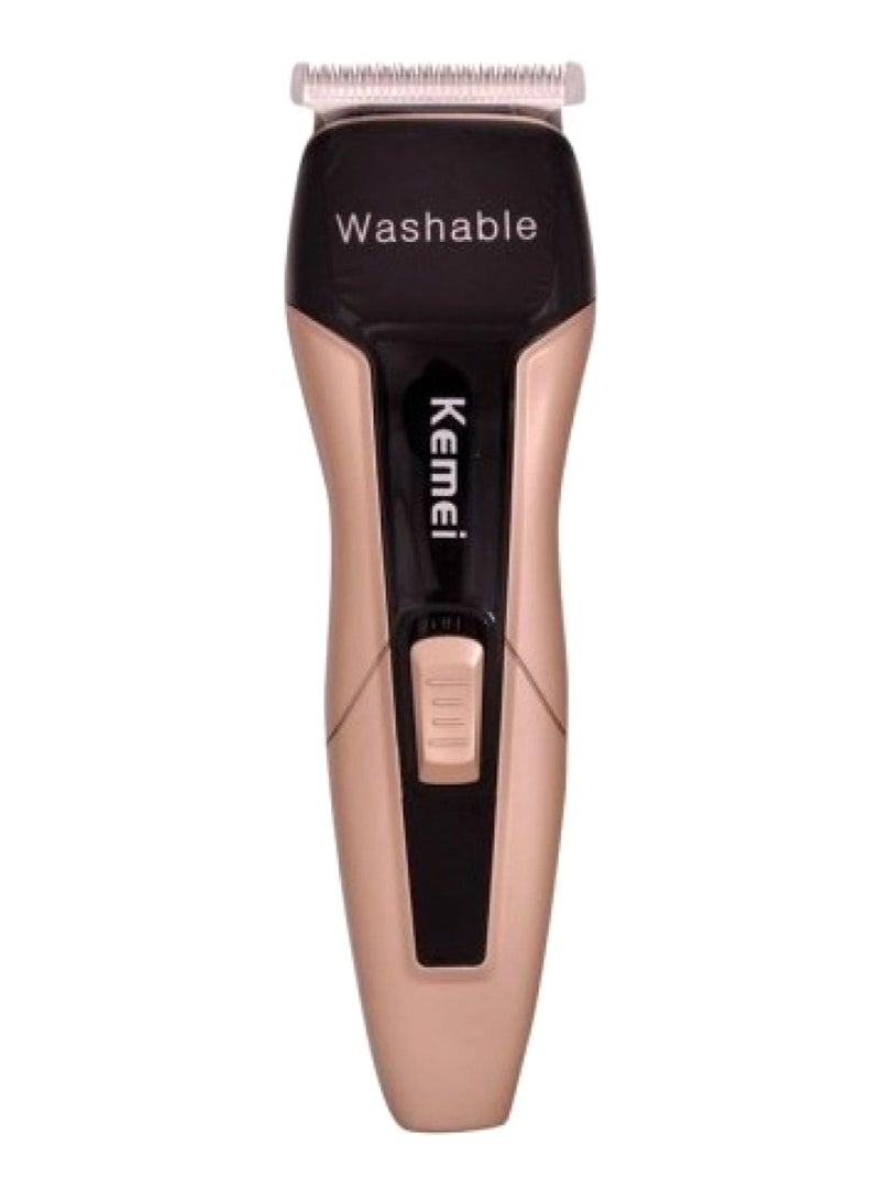 Kemei Wet And Dry Hair Clipper Trimmer Brown 