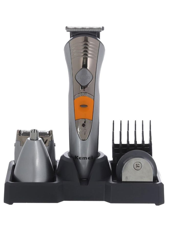 كيمي مجموعة ماكينة حلاقة ترددية 8 في 1 رمادي