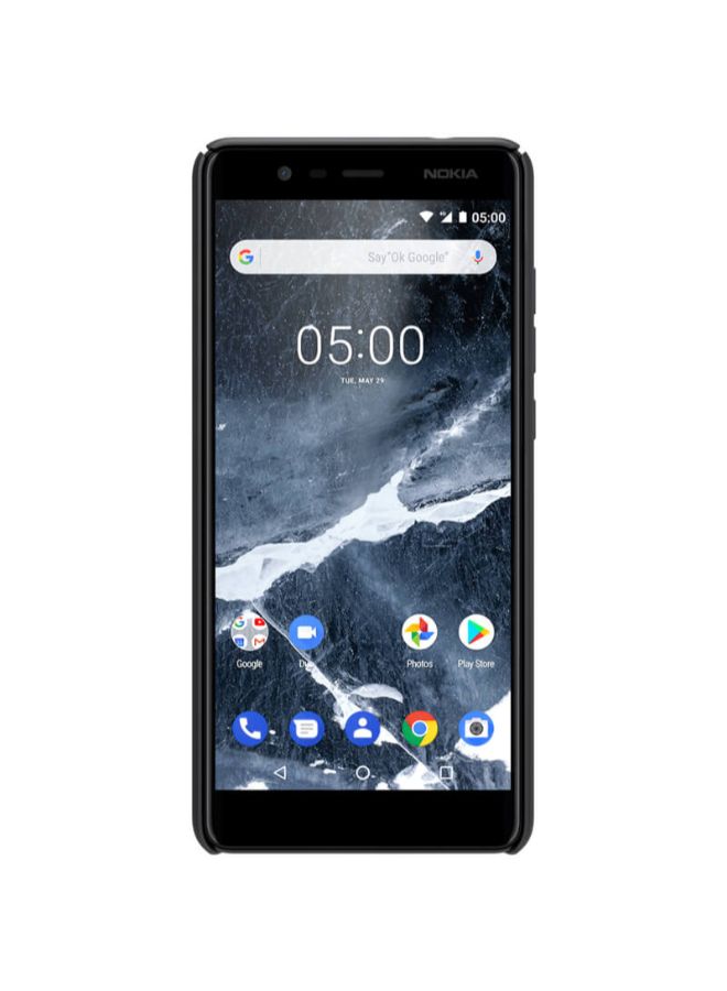 Nillkin - Frosted Hard Shield Phone Shell Case For Nokia 5.1 Black - Image 1