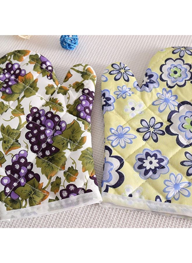 Fashion Microwave Oven Gloves Multicolour 25x15x6centimeter  - Image 5