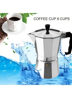 Generic Moka Espresso Percolator Coffee Maker Silver 9.2 x 9.2 x 19.5cm  - Image 3