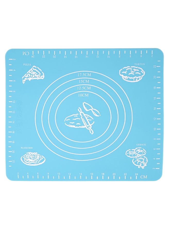 Cake Dough Pastry Fondant Rolling Cutting Mat Blue