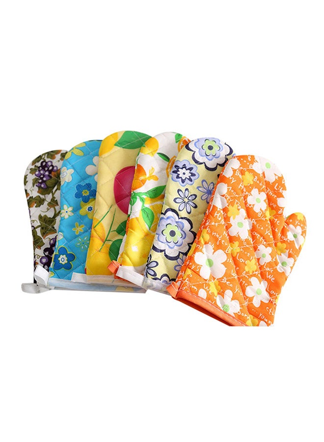 Fashion Microwave Oven Gloves Multicolour 25x15x6centimeter  - Image 1