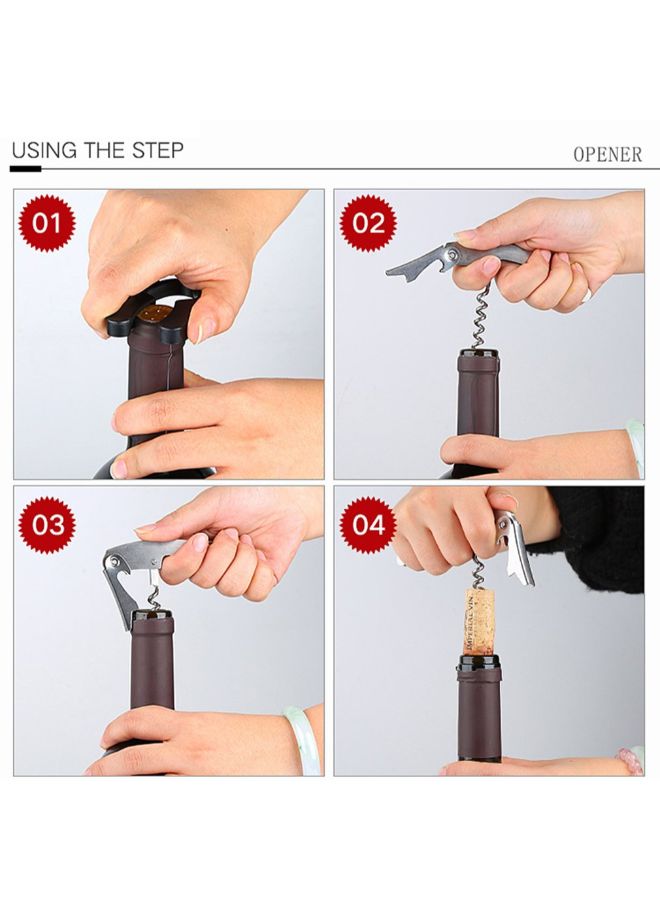 طقم فتاحات زجاجات مكون من 5 قطع أسود  - Image 3