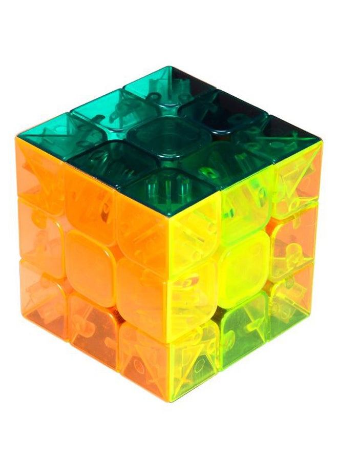 GObuy Transparent Stickerless Magic Cube M283 3 x 3cm - Image 2