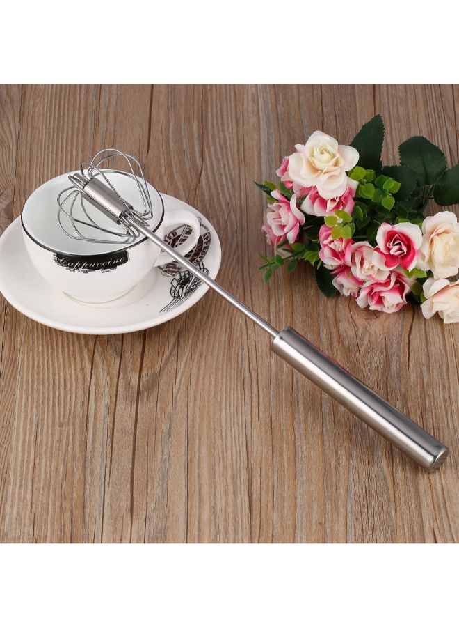MANBO - Semi-Automatic Egg Whisker Silver 30.2 x 6.52 x 6.52centimeter - Image 1
