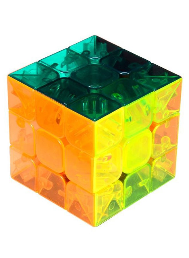 جو باي مكعب سحري شفاف بدون ملصقات طراز M256 3 x 3سم - Image 2