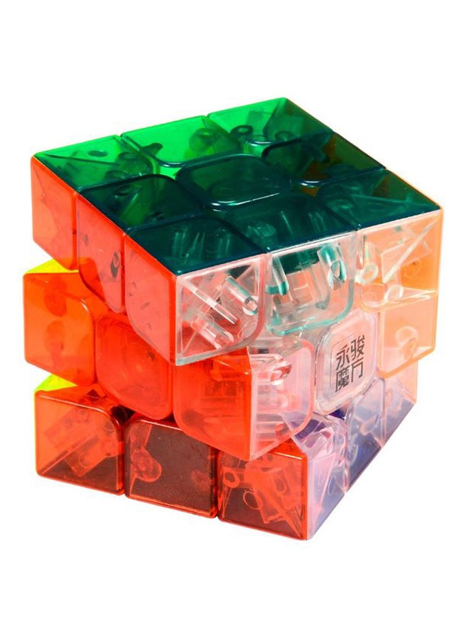 GObuy Transparent Stickerless Magic Cube M283 3 x 3cm - Image 3