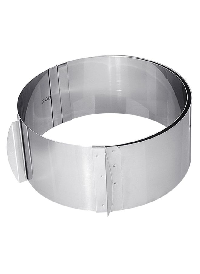 Round Shape Mousse Cake Ring Mold Silver 16 x 17 x 9centimeter - Image 3