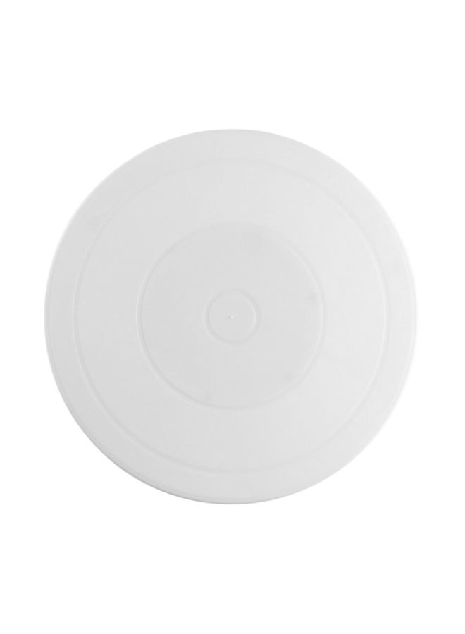 Generic - Cake Making Turntable Rotating Decorating Platform Stand White 28x28x4cm - Image 1