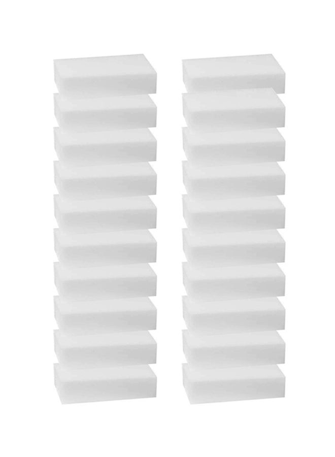 Generic 20-Piece Magic Cleaner Sponge White 10 x 62centimeter  - Image 1