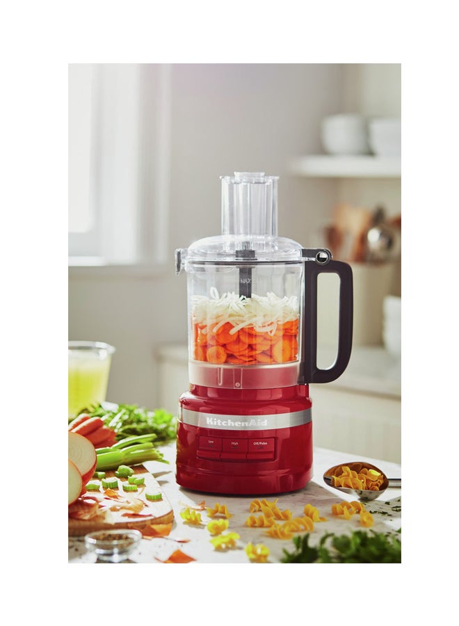 كيتشن إيد محضر طعام سعة 2.1 لتر 2.1 L 5KFP0919BER أحمر قرمزي وأسود وشفاف - Image 2