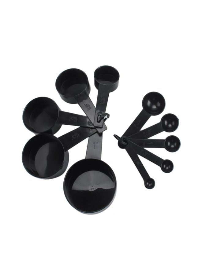 10-Piece Measuring Cup And Scoop Set Black - Image 2