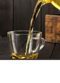 Generic Transparent Heat Resistant Tea Pot With Stainless Steel Infuser Clear  - Image 4