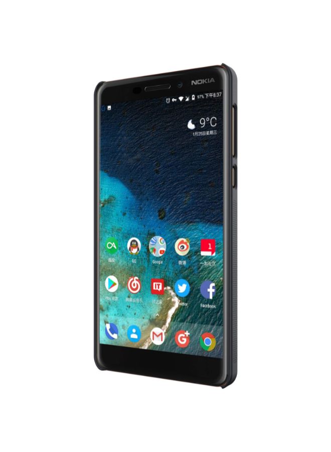 Nillkin - Frosted Hard Shield Phone Shell Case For Nokia 6 Black - Image 1