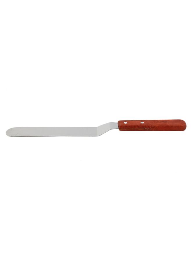 Butter Cake Spatula With Wooden Handle Silver/Brown  - Image 2