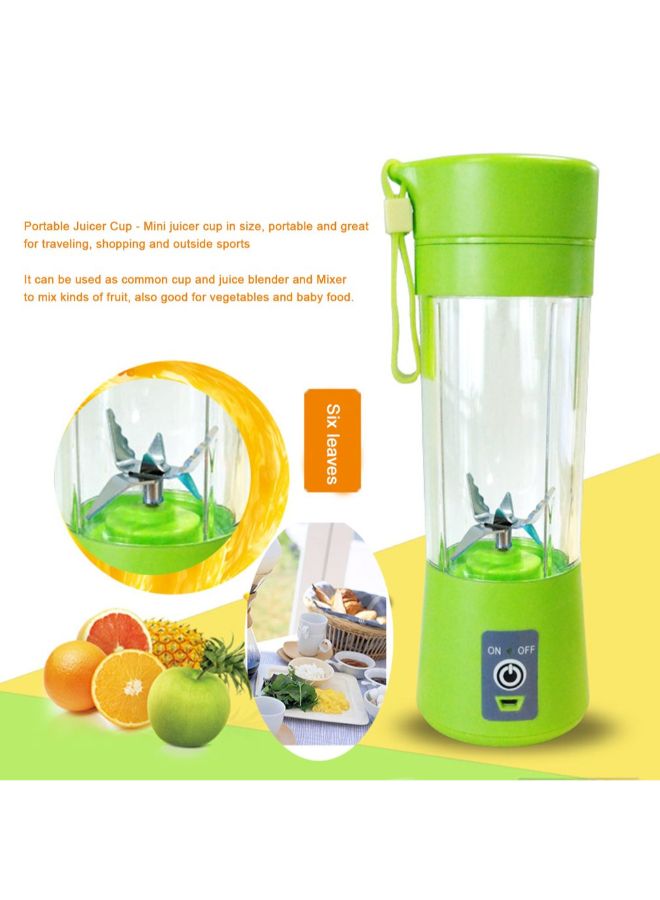 Generic - Mini Portable Usb Electric Fruit Juicer ZM620900 Green - Image 1