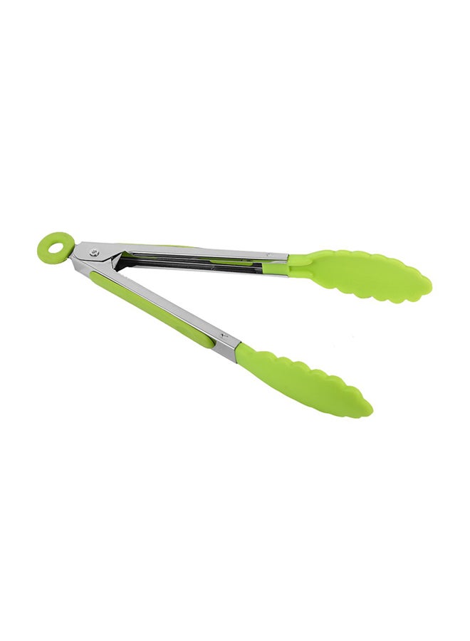 ملقط الطهي لحفلات الشواء أخضر/فضي 20 x 2.5Ø³Ù†ØªÙŠÙ…ØªØ± - Image 1