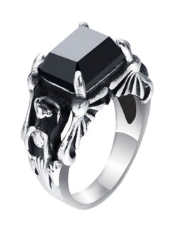 Stainless Steel Glass Ring 9 Centimeter