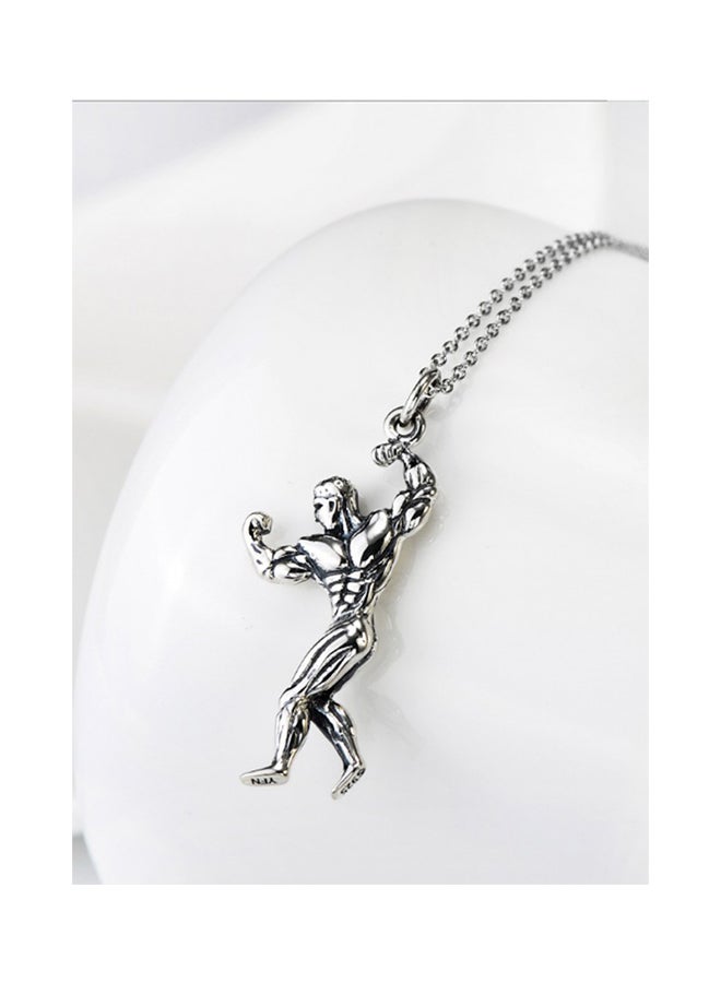 OPI - 925 Sliver Fitness Pendant Necklace - Image 1