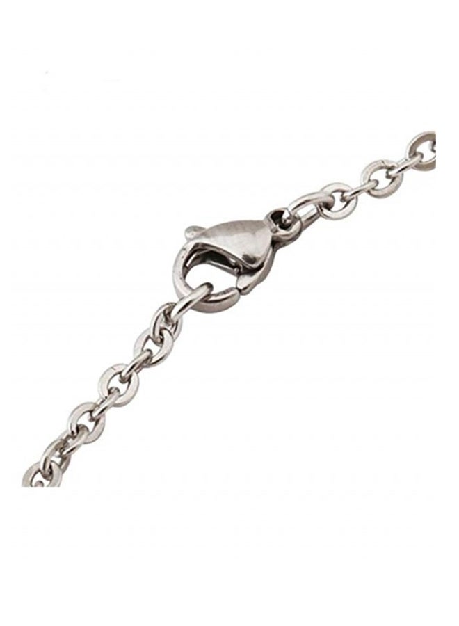 OPI Titanium Steel Necklace JIN- BTS KPOP Pendant 48 Centimeter - Image 2