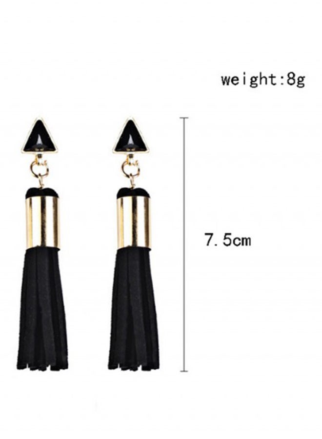 Leather Tassel Earrings - v1556727333/N24283515A_2