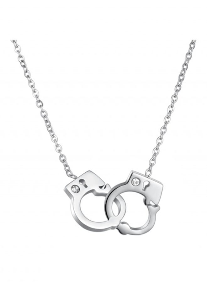 OPI - Stainless Steel Handcuffs Pendant Necklace - Image 1