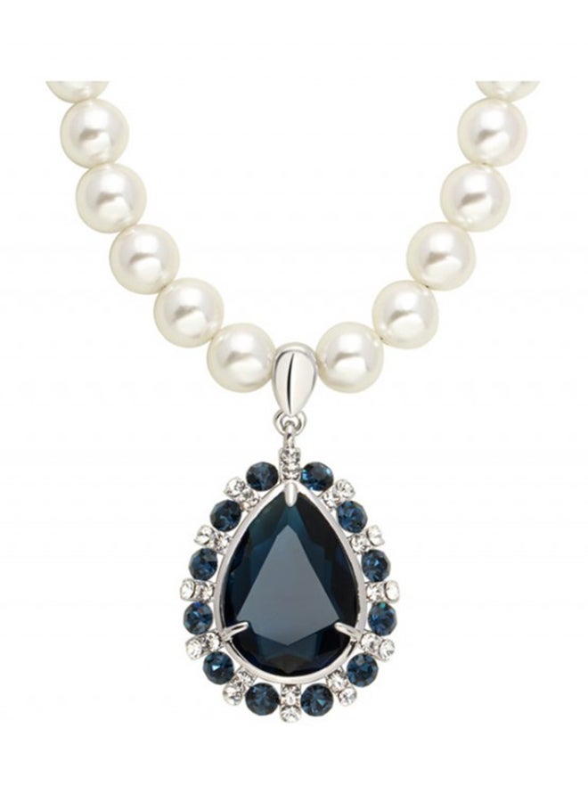 OPI Crystal Pearl Pendant Necklace  - Image 1