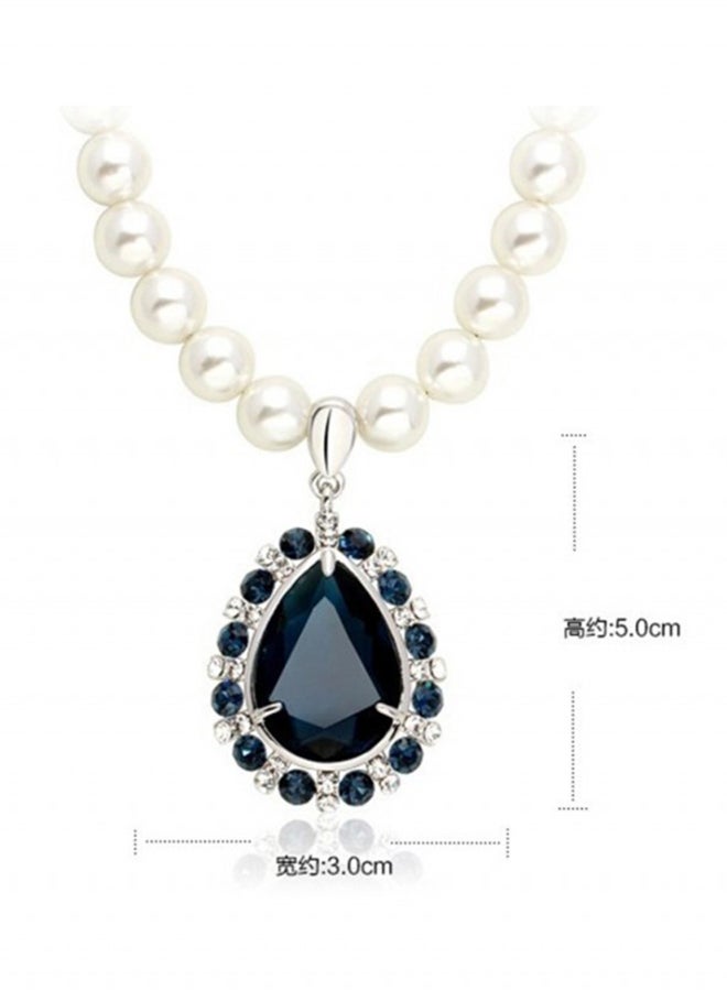 OPI Crystal Pearl Pendant Necklace  - Image 2