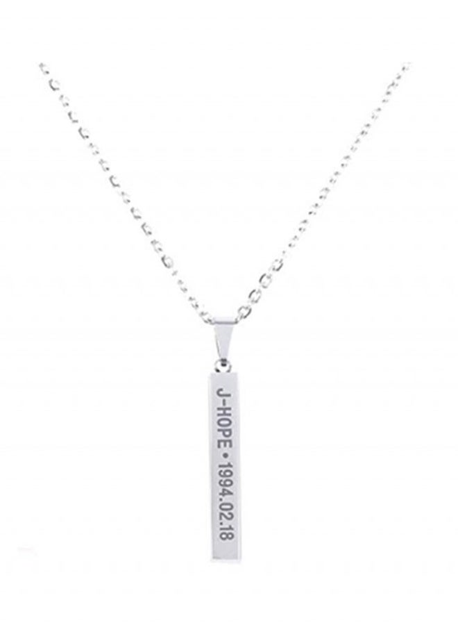 أو بي آي قلادة بدلاية من التيتانيوم على شكل متوازي مستطيلات مطبوع عليها اسم من أسماء فرقة "Members" وتاريخ - Image 1