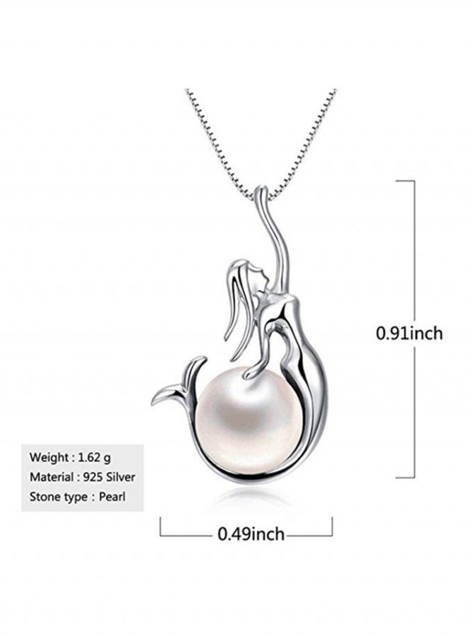 Pearl Little Mermaid Pendant Necklace - v1556727342/N24283507A_2