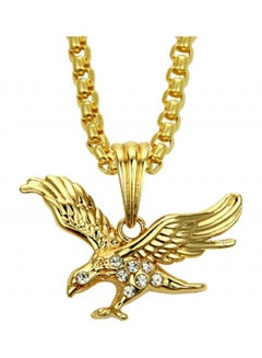 Diamond Eagle Pendants Necklace